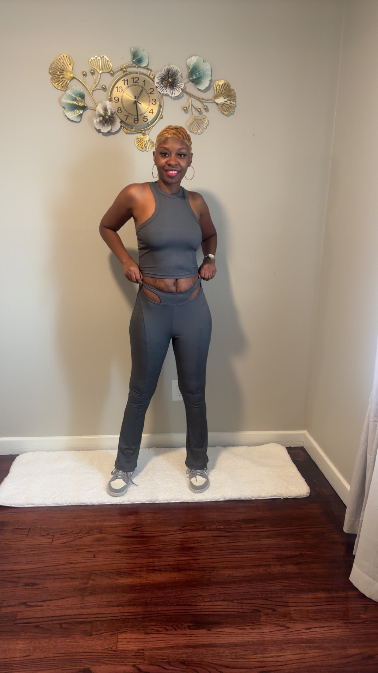 Space Grey Legging Set