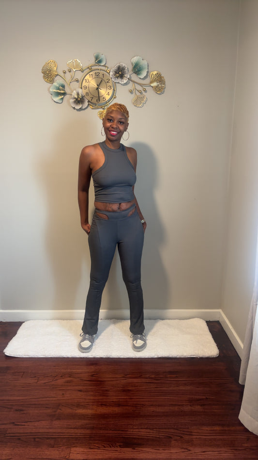 Space Grey Legging Set